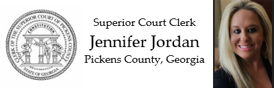 Superior Court Clerk, Jennifer Jordan, Pickens County Georgia