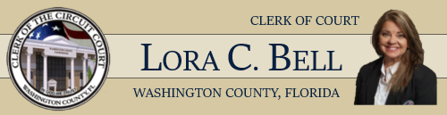 Clerk of Court, Lora C Bell, Washington County Florida