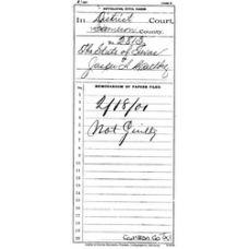 Cameron District Courts - Book: Criminal Cases Volume: 2813 Page: 1