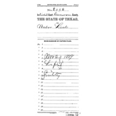 Cameron District Courts - Book: Criminal Cases Volume: 2052 Page: 1
