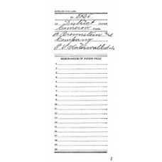 Cameron District Courts - Book: CASE FILES Volume: 3125 Page: 1