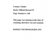 Glades - Book: Deed Volume: 35 Page: 168