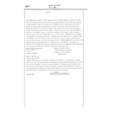 Hendry - Book: Deeds Volume: 19 Page: 400