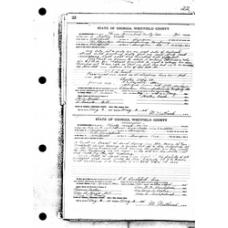 Whitfield - Book: Deed Records Volume: 10 Page: 22