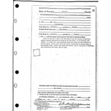 Whitfield - Book: Deed Records Volume: 100 Page: 21
