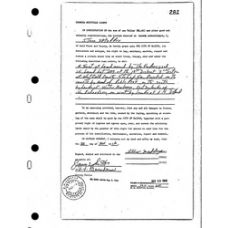 Whitfield - Book: Deed Records Volume: 101 Page: 281