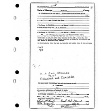 Whitfield - Book: Deed Records Volume: 104 Page: 27