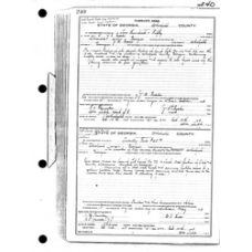 Whitfield - Book: Deed Records Volume: Z Page: 240