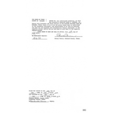 Culberson - Book: Deed Record Volume: 109 Page: 395