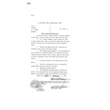 Culberson - Book: Deed Record Volume: 122 Page: 323