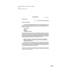 Culberson - Book: Deed Record Volume: 151 Page: 850