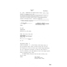 Culberson - Book: Deed Record Volume: 71 Page: 319