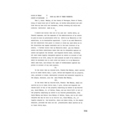 Culberson - Book: Deed Record Volume: 71 Page: 384