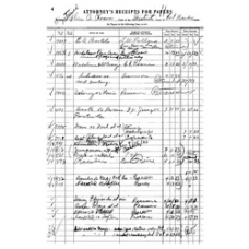 Fort Bend District Clerk - Book: Attorneys Receipts for Papers Volume: 1937-1959 Page: 4