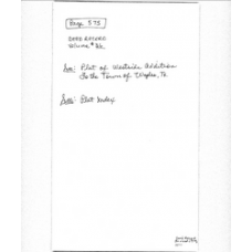 Hood - Book: Deed Records Volume: 36 Page: 575