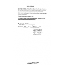 JeffDavis - Book: Bill of Sale Volume: 5 Page: 205