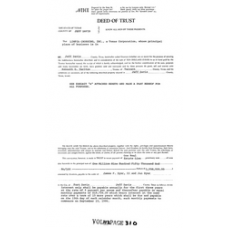 JeffDavis - Book: Deed of Trust Volume: 112 Page: 310