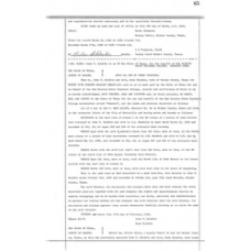 Walker - Book: Deeds Volume: 129 Page: 65