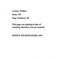 Walker - Book: Deeds Volume: 151 Page: 69