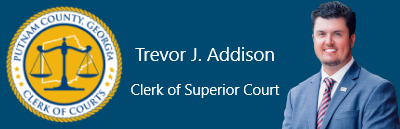 Putnam County Georgia, Trevor J. Addison, Clerk of Superior Court